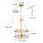 Demien 4-Light Unique/Statement Drum Chandelier
