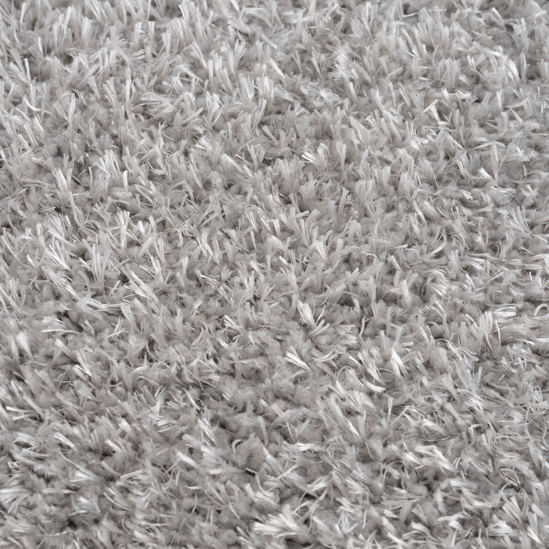 Tapis argenté tissé à la machine Mankan, Rectangle 5 pi 3 po x 7 pi 2 po