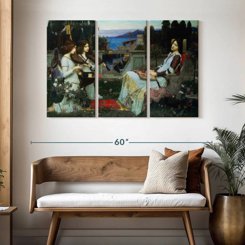 Adella Saint Cecilia, 32" H x 50" W
