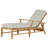 Croquet Teak Chaise Without Wheel - Natural Teak-20521780-70063425-70063431
