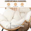 Fauteuil à bascule d'extérieur avec coussin Calcedonio-1313012077