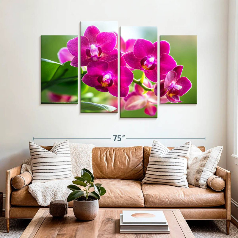 Orchidée Harnek, H 42 po x l 68 po