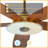 Striker 56" Smart Ceiling Fan Dimmable LED Light Kit & Remote Control, Works With Alexa/Google Home/Siri-1672218600-1676801783