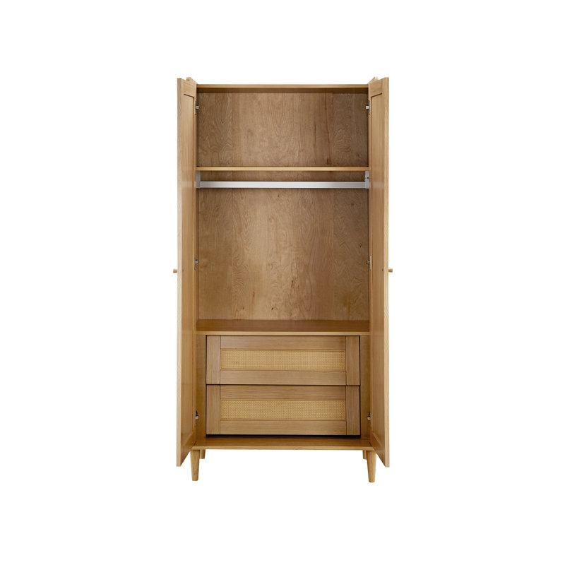 Japandi Wardrobe - Light Oak