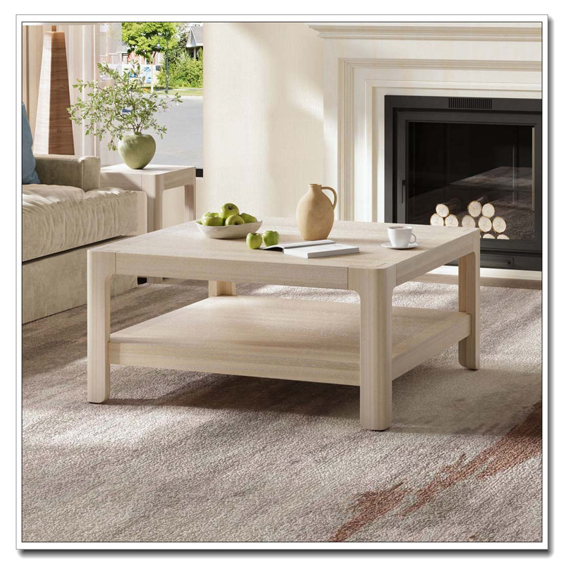 Table basse Modern Farmhouse, Naturel