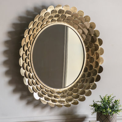Overmantel Round Mirror