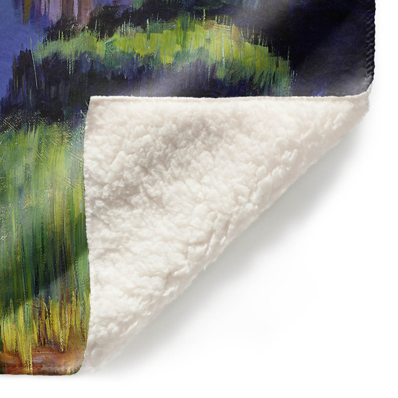 Hand Woven Throw Blanket, 51" x 60"