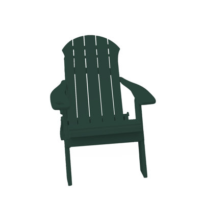 Woden Resin Folding Adirondack Chair