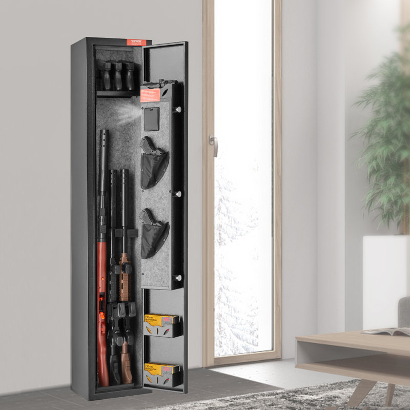 VEVOR Black Steel Digital Residential Gun Safe