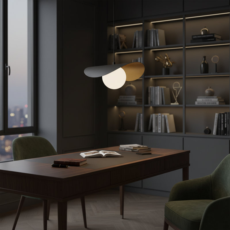 Luminaire suspendu géométrique 1 lumière Hastyar