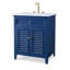 Louvered 30'' W Single Vanity