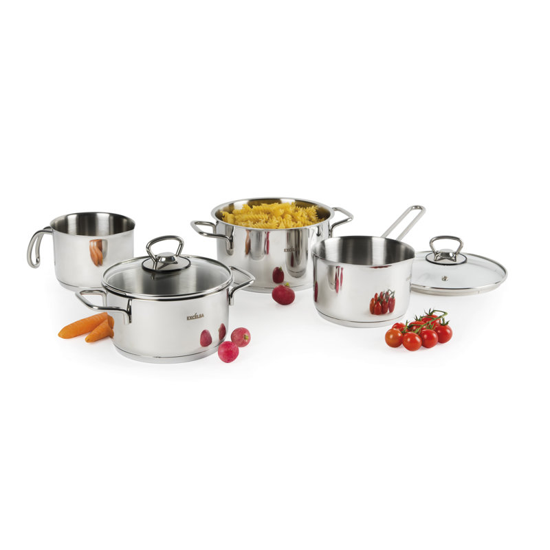 Jazz Cook 6 - Piece Stainless Steel (18/10) Cookware Set