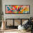 Colorful Burst Bright Abstract Living Room Decor Extra Large Pictures Framed Canvas Print Wall Art-111666008-107118343