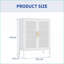 Armoires de rangement avec 2 portes 2 tablettes réglables | Armoire en acier et en métal pour la salle de gym de l'école à domicile | Blanc | Acier-152708747
