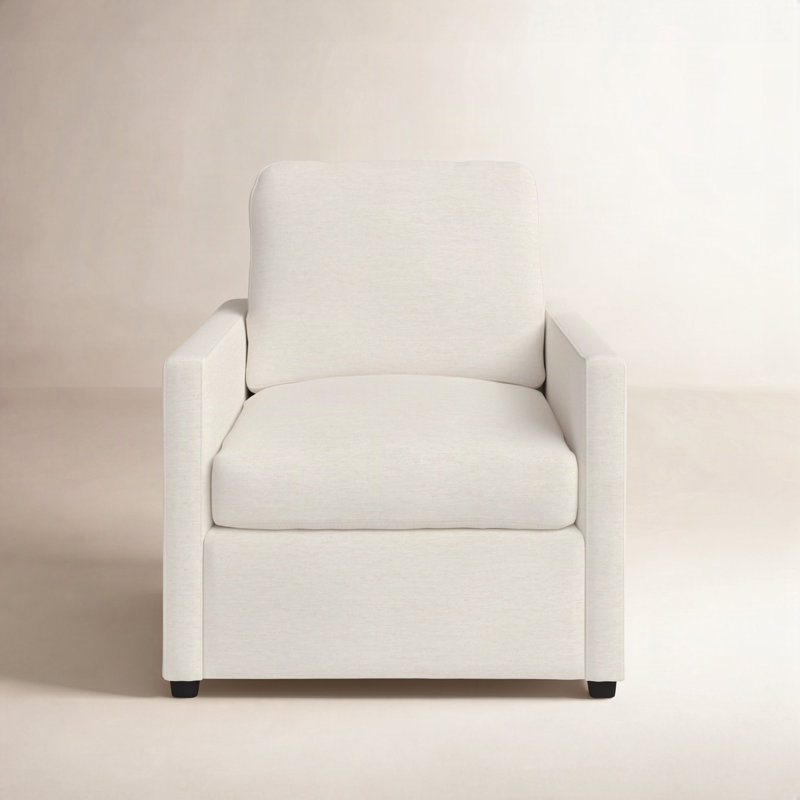 Damari Upholstered Armchair, John Flour Performance Linen Blend