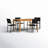 Anautica 4 - Person Patio Dining Set with Rectangular Table