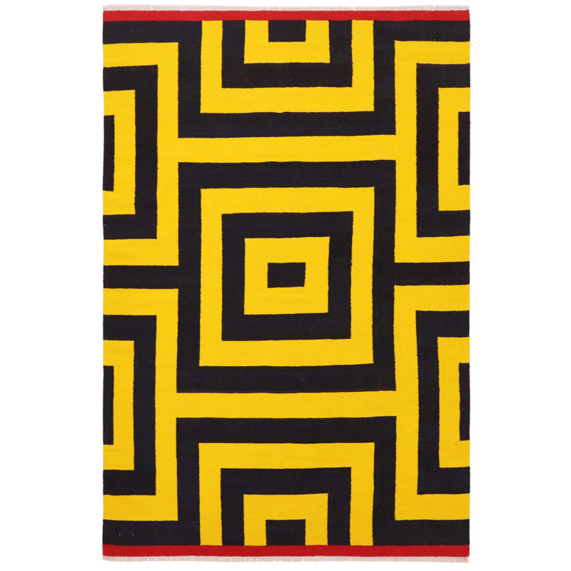 Wool Geometric Rug