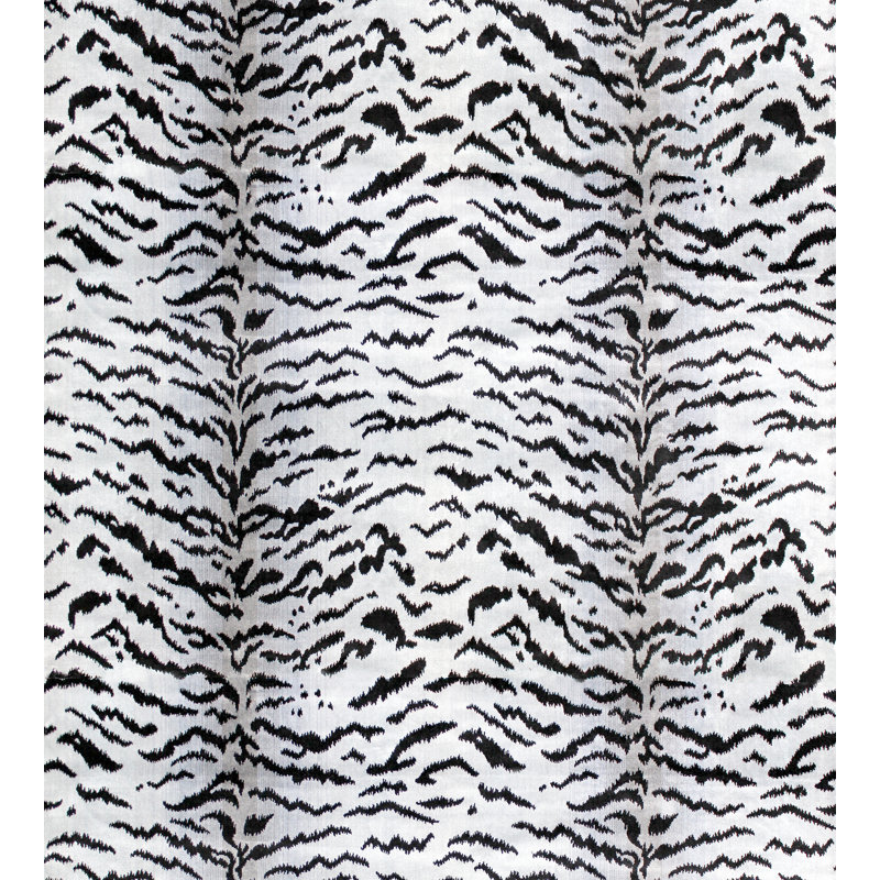 Tigre Fabric, Off White/Black