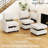 Uthyr Chenille Oversized King Sofa Bed Storage Sleeper Convertible U Shaped L Shaped Couch Modular Sectional Sofa With Detachable Washable Cushion-106913398-106913478