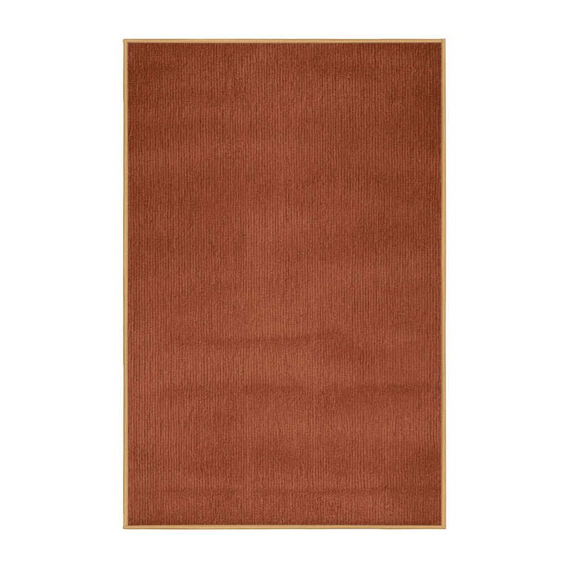 Tapis brun uni lavable à la machine, Tapis de couloir 2 pi x 5 pi