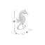 Décoration murale hippocampe-25147169