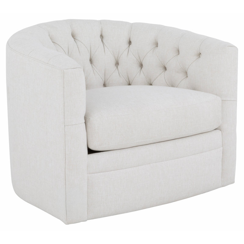 Swivel Tufted Armchair, 9953 Slate