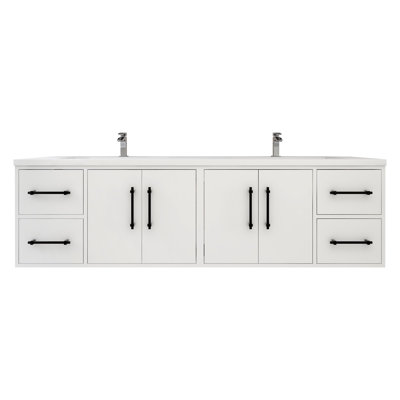 Victoria 70.86'' Single Bathroom Vanity with Acrylic Top