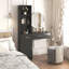 Coiffeur, rangement multi-couches, grand espace de rangement-1226162430