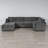 Domoni 6 - Piece Upholstered Sectional-828101893