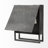Industrial Quartz movement / Crystal Clock in Black and Gray