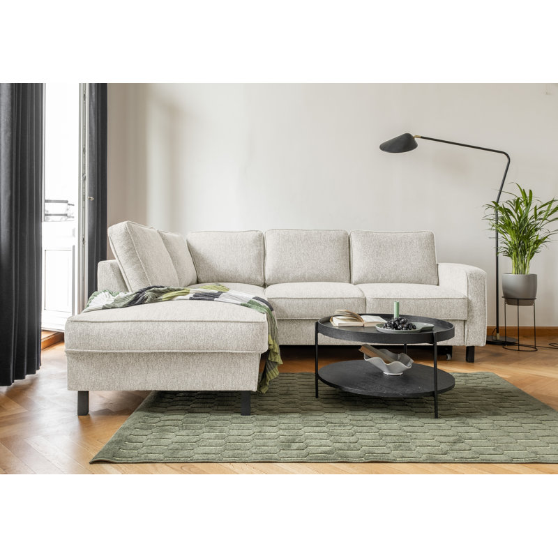 Molly Corner Sofa Bed, Beige, Left Hand Facing