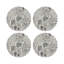 Sous-verres ronds en cuir Sabi Jungle-119015291