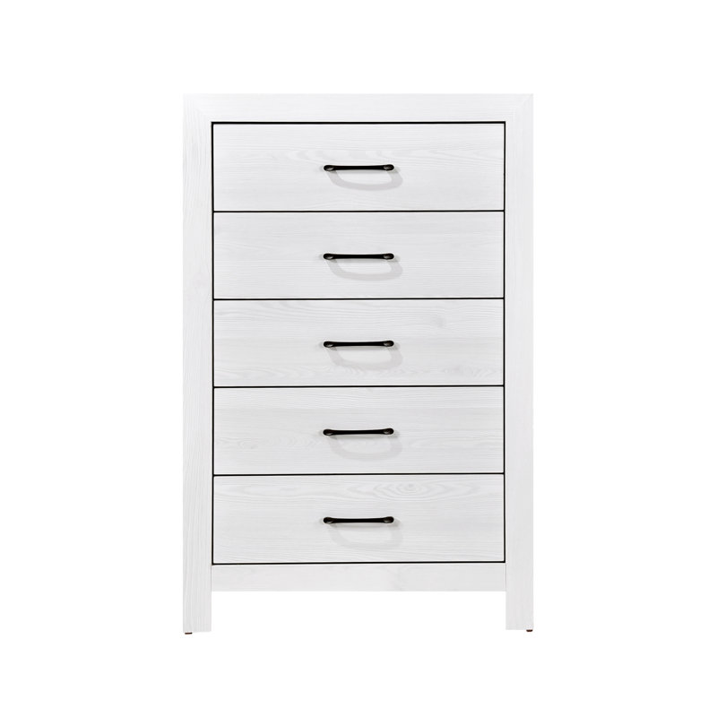 Thales 31.5'' W 5 - Drawer Dresser, White