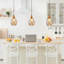 URBNLIVING 1 - Light Amber Single Pendant