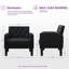 Faux Leather Armchair