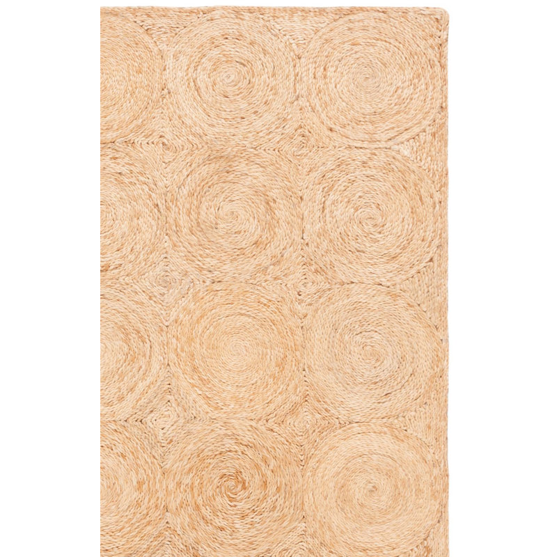 Tapis en jute / sisal géométrique tissé à la main Cidalino, Rectangle de 5 pi x 8 pi