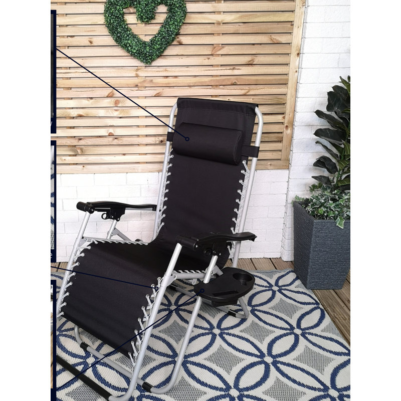Caymus Metal Outdoor Lounge Chair