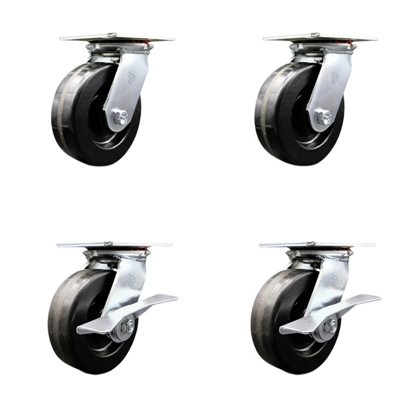 4 Piece Phenolic Caster Set