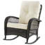 Rocking Chair In Cream And Black