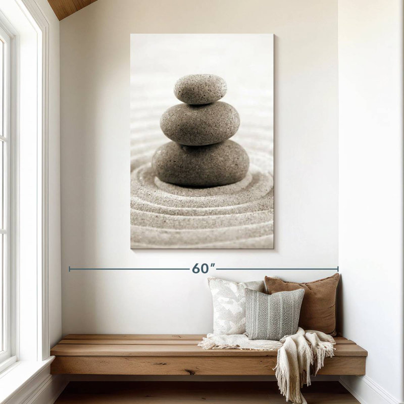 Kerrick Stone Stack On Zen Garden, 48" H x 32" W