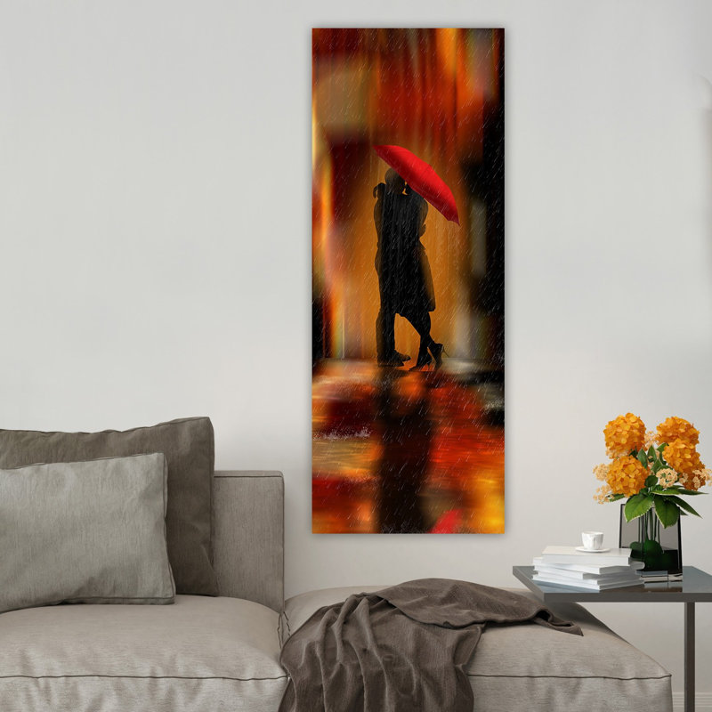 Superbe peinture sur toile décorative, 11,8 po x 31,5 po | 100% toile, encadrée avec un cadre 100% bois (épaisseur: 1,6 po) | Parfait pour la décoration intérieure, le salon et le bureau, élégant et accrocheur