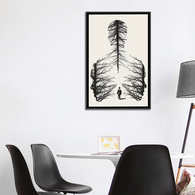 The Walk by Dániel Taylor - Graphic Art on Canvas