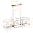 6-Light Bulbs Candle-Style Chandelier with Adjustable Chain and UL Safety Certification