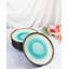 Ensemble de 6 assiettes à dessert rondes croustillantes Midori Kannyu