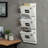 3-Slot Wall Mounted Wood Mail Storage-227143055