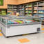 77 po. 27.5 pieds cubes Réfrigérateur / congélateur pour îlot de cuisine à dégivrage automatique commercial blanc pi. pi.