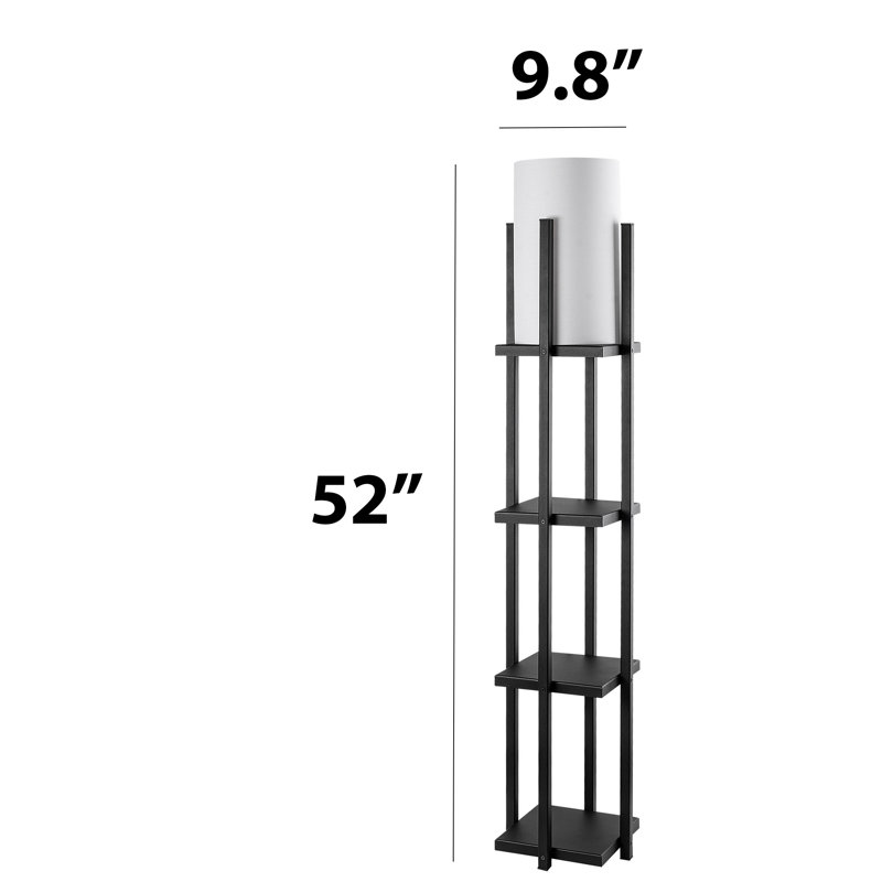 Colonne Saeshta 51,18 po, Noir