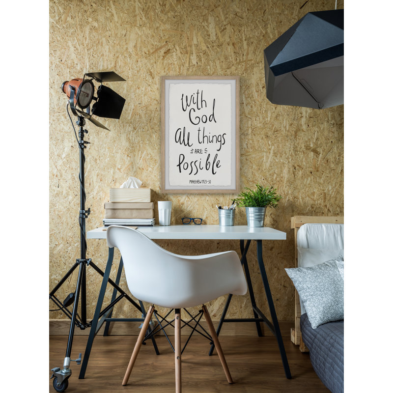 All Is Possible by Marmont Hill - on, 12" H x 8" W x 1.5" D