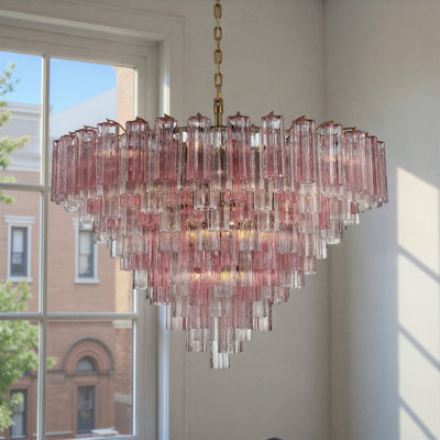 Tenneville 49'' Aged Brass Chandelier