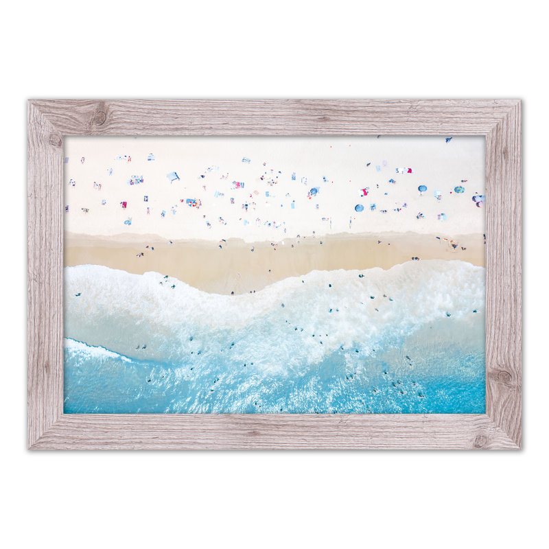 «Above View Beach», reproduction encadrée, H 16 po x l 24 po x P 0,75 po